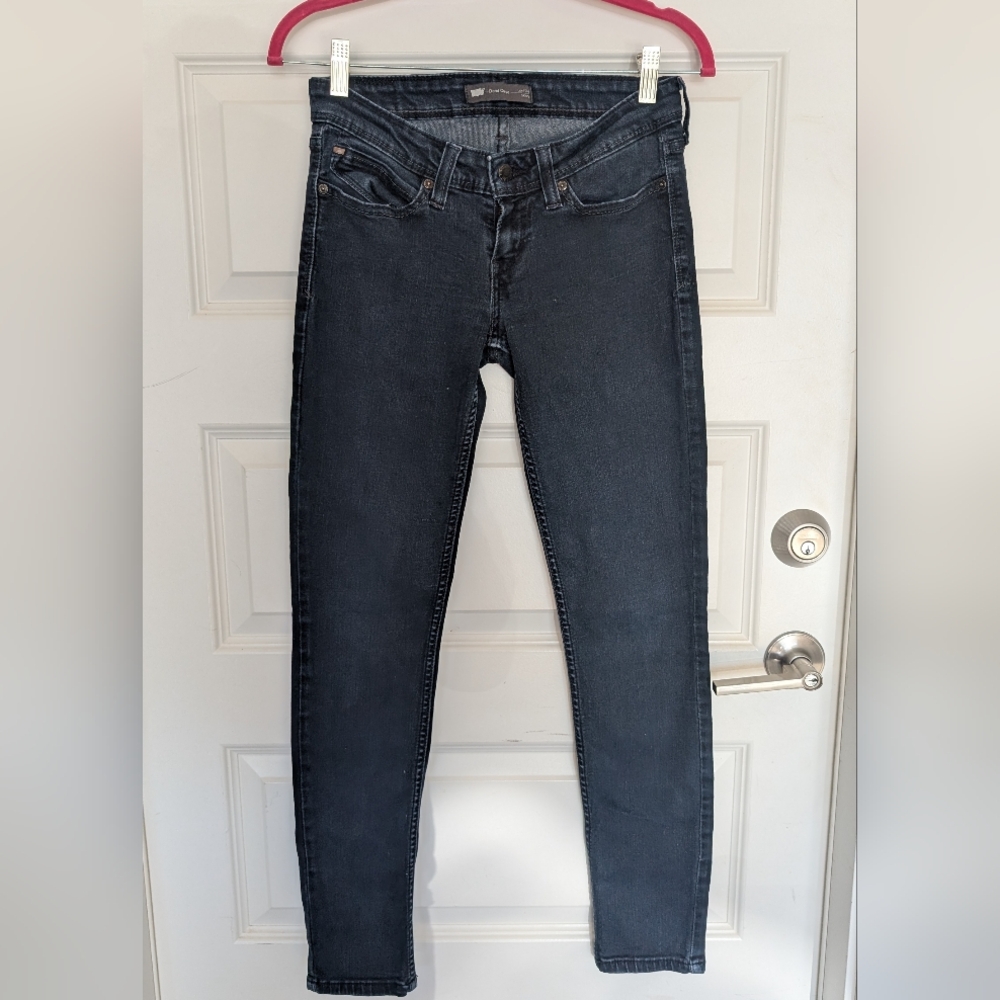 Levi's Dark Gray Skinny Jeans for Women